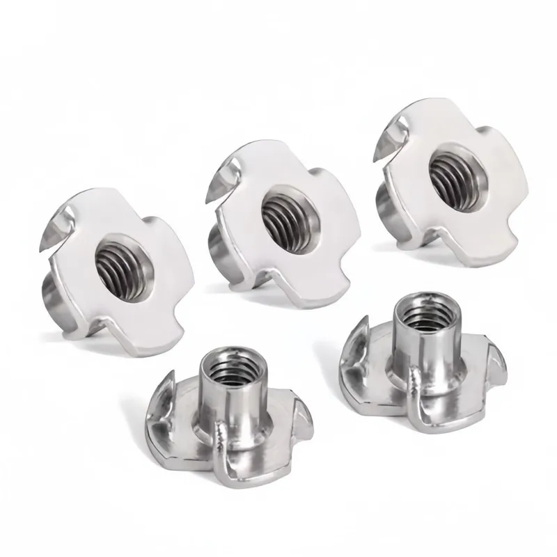 

10 комплектов резьбовой вставки M5 T-типа, нержавеющей конструкции с 4 вилками, высокая нагрузка для альпинистской рамы, изделия из дерева, уличная мебель