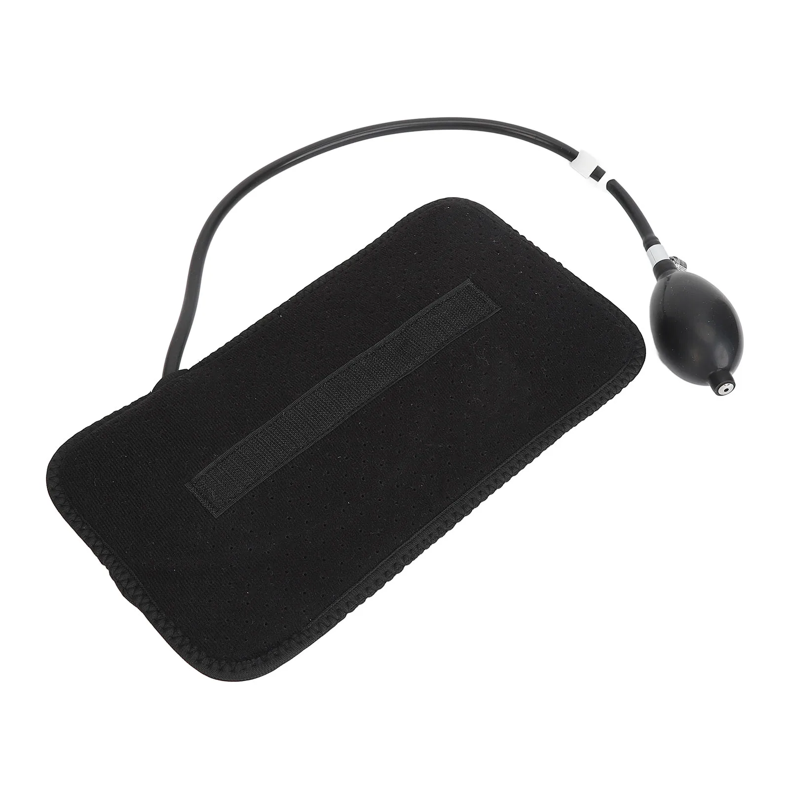 وسادة خصر قابلة للنفخ، تصميم مريح مريح، وسادة دعم قطني قابلة للنفخ، محمولة مع مضخة للسيارة للطائرة