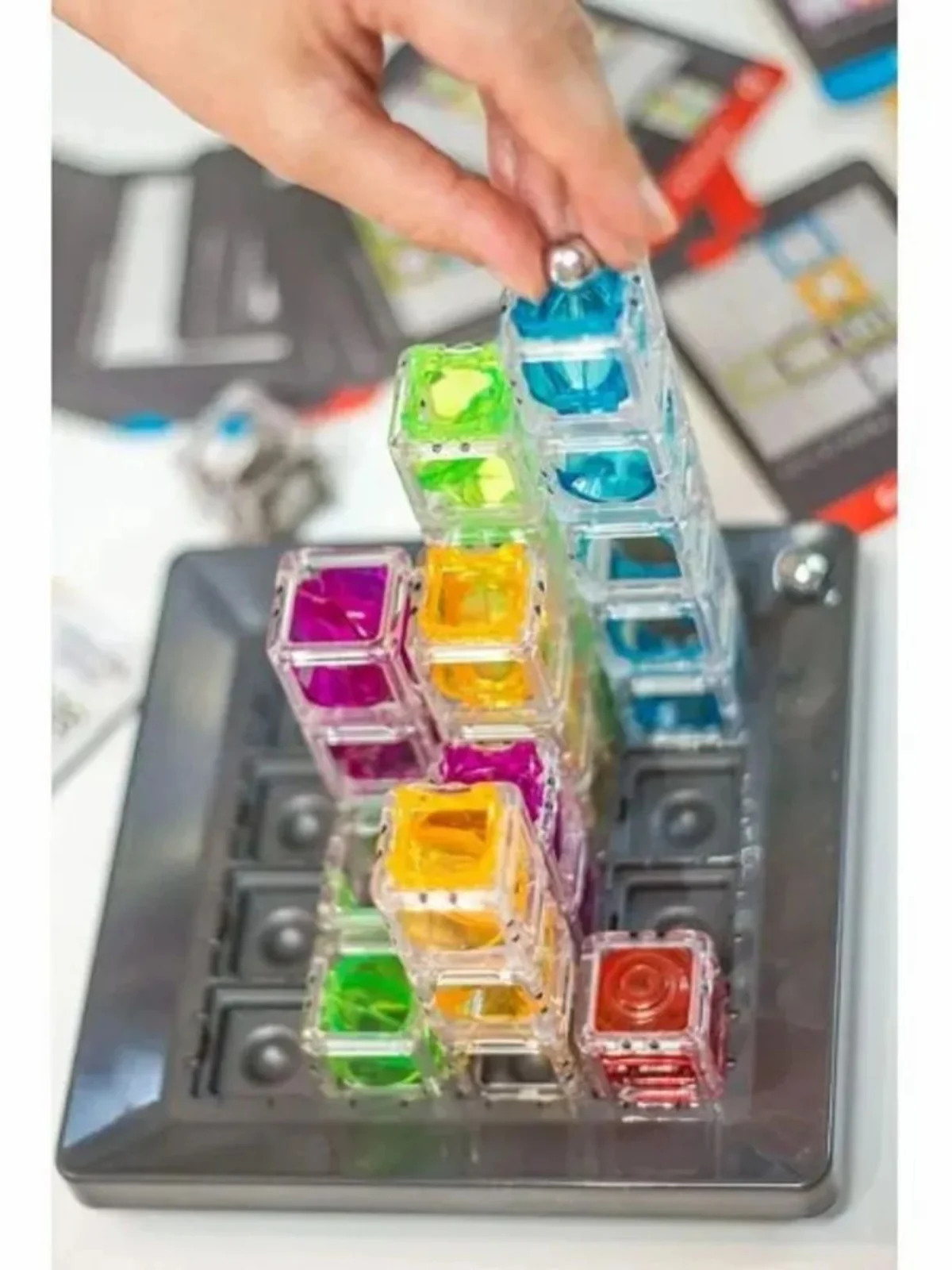 Labirynt Montori z kulkami, gra logiczna, zabawka STEM dla dzieci, zabawna zabawka Eonal, labirynt z puzzlami.