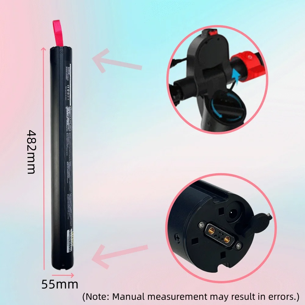 36V 5200mAH X7 Scooter Replace Rechargeable Lithium Battery Pack 187Wh , HX Scooter Battery Accessories