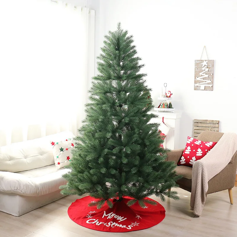Dense Needle PE Automatic Artificial Christmas Tree Home Hotel Floor Standing Decoration