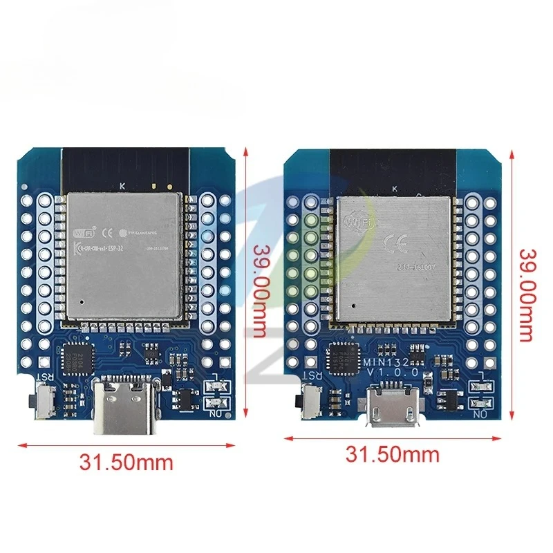 D1 mini esp32 ESP-32 wifi + bluetooth internet das coisas placa de desenvolvimento baseado esp8266 totalmente funcional para arduino esp32