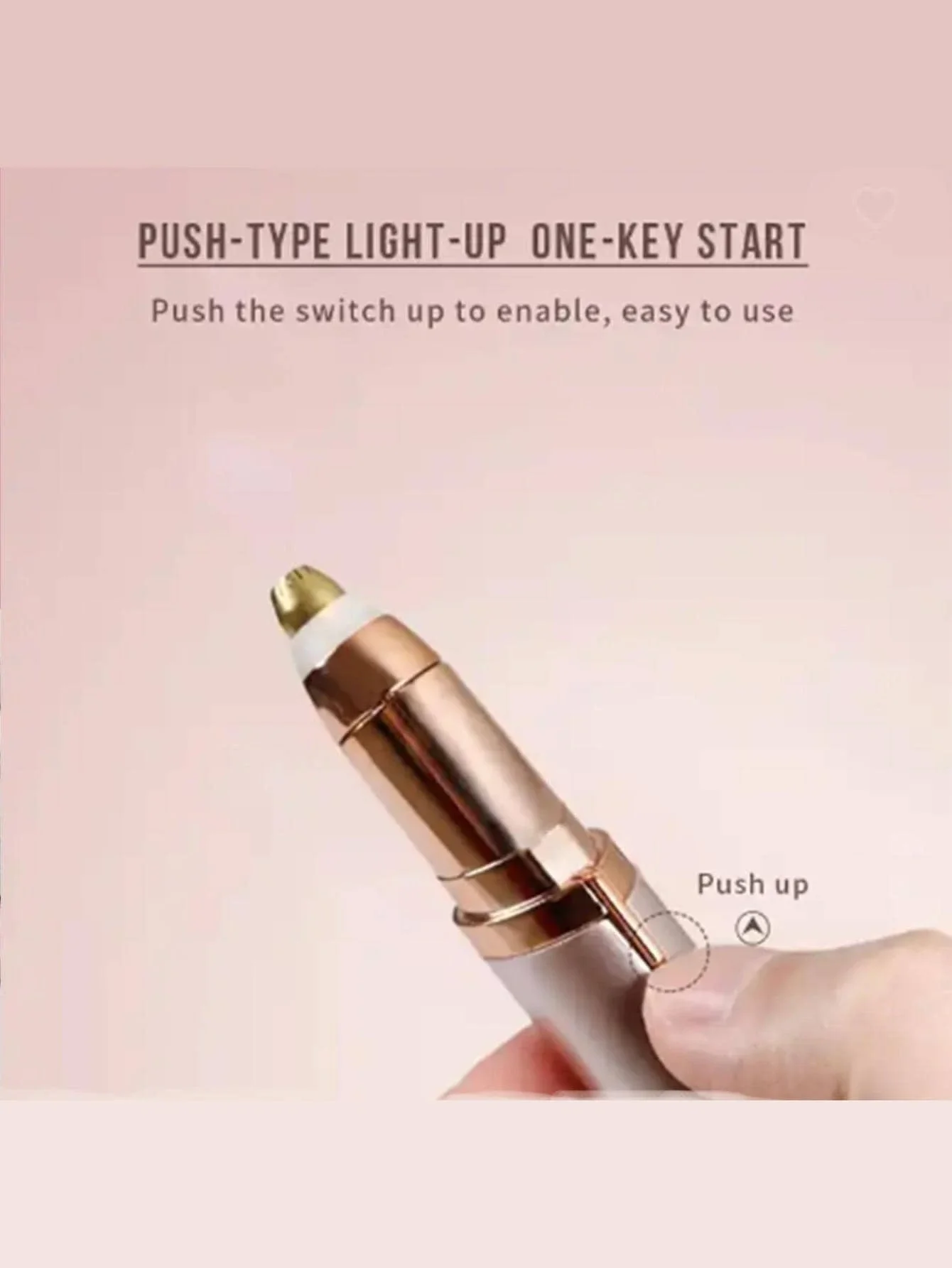 ماكينة تشذيب الحواجب ABS المحمولة لسهولة ودقيقة - تصميم مدمج، بطارية تدوم طويلاً، لطيفة على البشرة