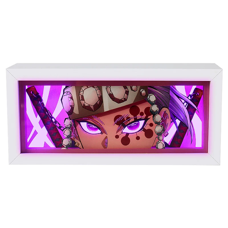 

Anime Light Box Led Strip Lights Anime Eyes Shadow Box Picture Frame 3D Paper Carving Usb Table Lamp Mood Light Room Decor Gift