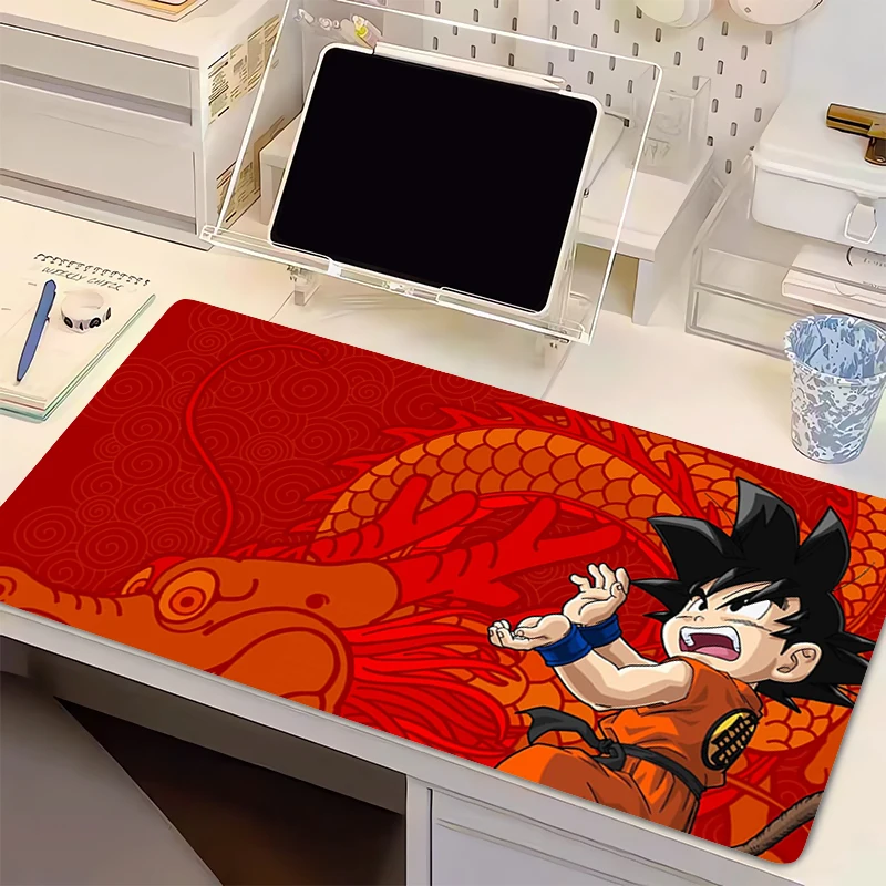 Alfombrilla de ratón DBZ de caucho natural, alfombrilla de ratón para juegos Dragon Ball, diseñada específicamente para juegos de deportes electrónicos, alfombrilla para teclado de computadora