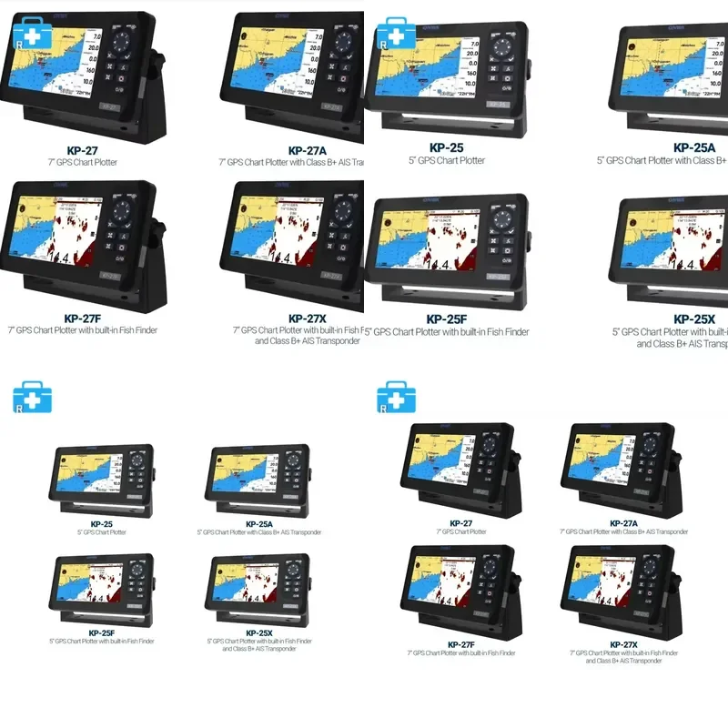 New KP-27X Navigator 7 Inch Cart Plotter AIS 3-in-1 Marine Electronics Maritime Navigation Communication
