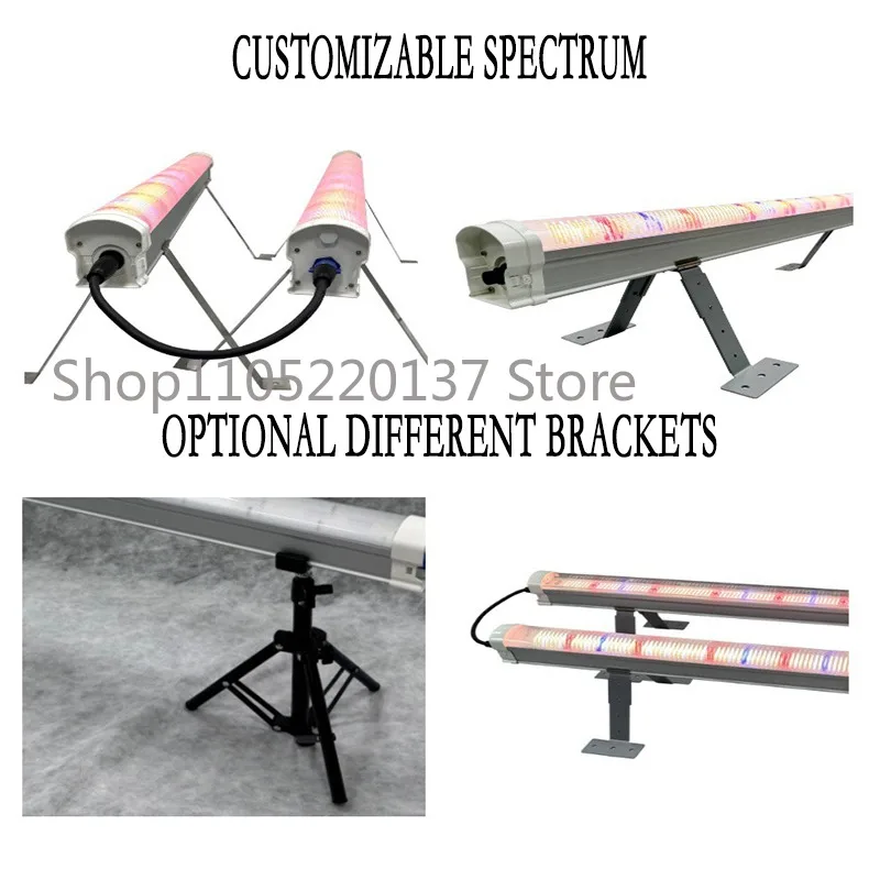 For 120W Ip65 Uv Ir Tube 100W Under Canopy Led Grow Light Bar Indoor Plants Full Spectrum Under Canopy Lighting