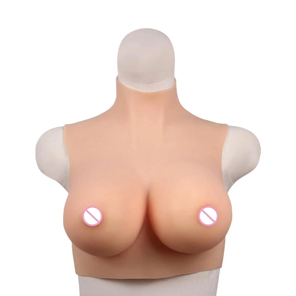 Short Fake Artificial Boobs Realistic Silicone Breast Forms with Arm Crossdresser Shemale Transgender Drag Queen cosplay cheast