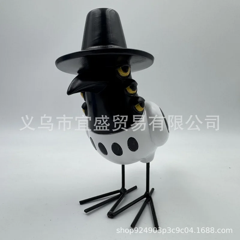 

Kpop Demon Hunters Tiger Bird Resin Ornaments Action Figure 2025 New in Stock Anime Game Peripherals Model Toy Gift