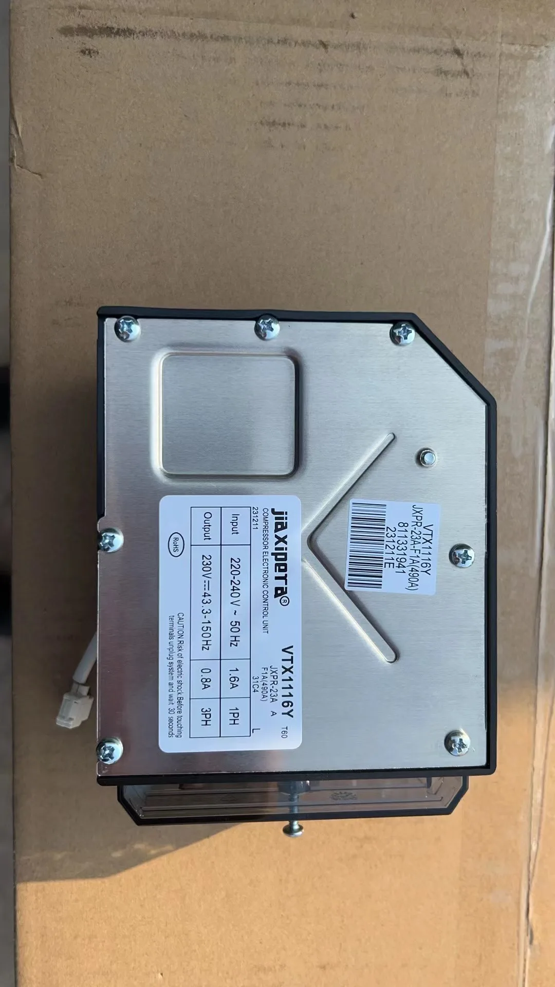 pilote-vtx1116y-compresseur-a-frequence-variable-carte-a-frequence-variable-nouveau-avec-coque