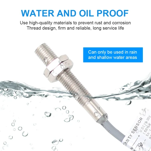 Imagen 2 del producto Cloweit-interruptor de Sensor de proximidad, tamaño pequeño M4, M5, M6, 1mm, inductivo de acero inoxidable, LJ4A3, LJ5A3, LJ6A3, detección de automatización para Metal