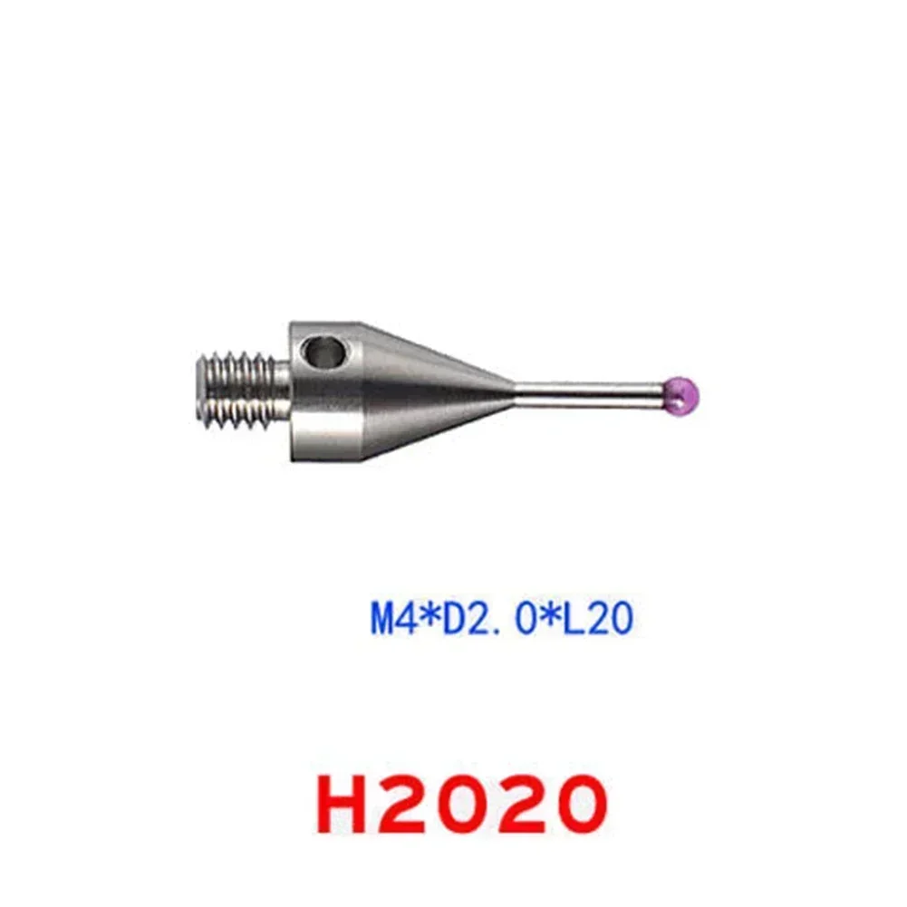 M4 CMM Probe Tip S2010 S2010 H2010 H2020 Red Jewel Needle CMM Stylus Red Ball Gauge Head For CMM CNC Machine Touch Probe