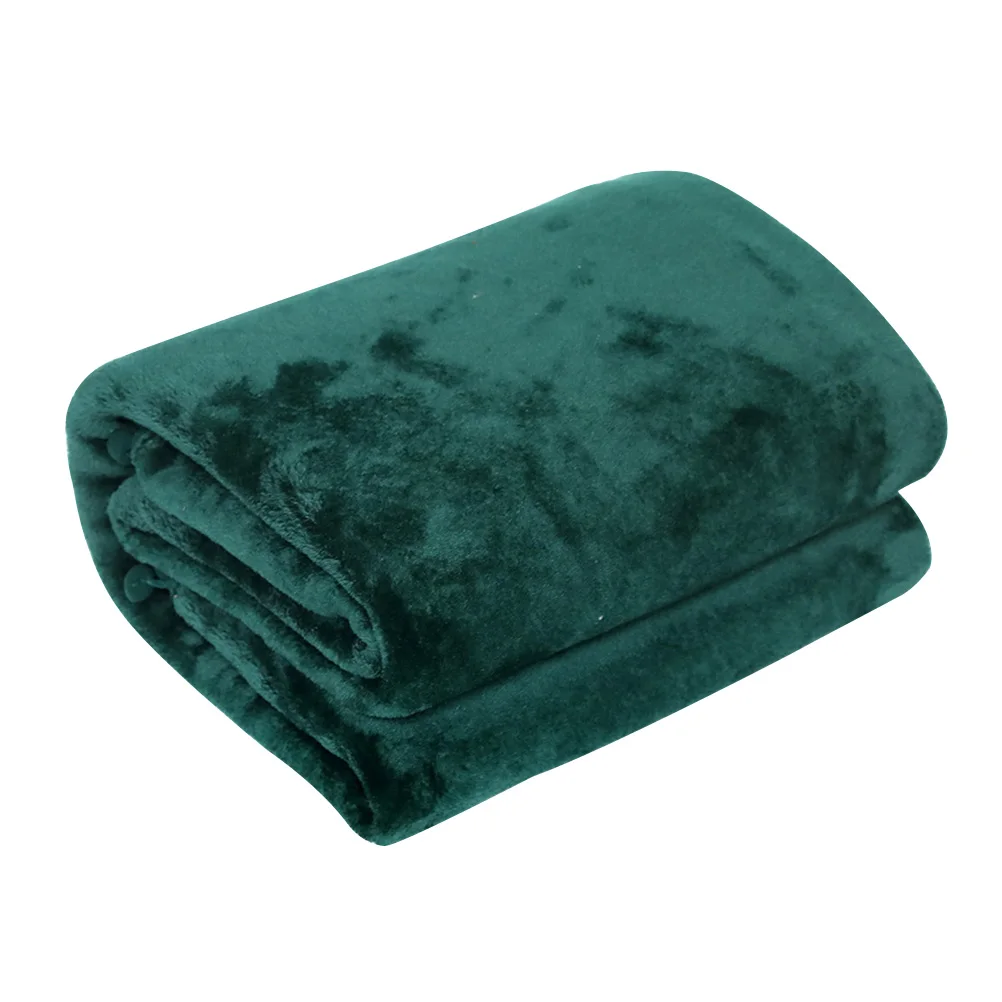 

Flannel Couch Decorative Sofa Sleeping Blanket Office Warm Office Blanket Receiving Blankets Sleeping Throws