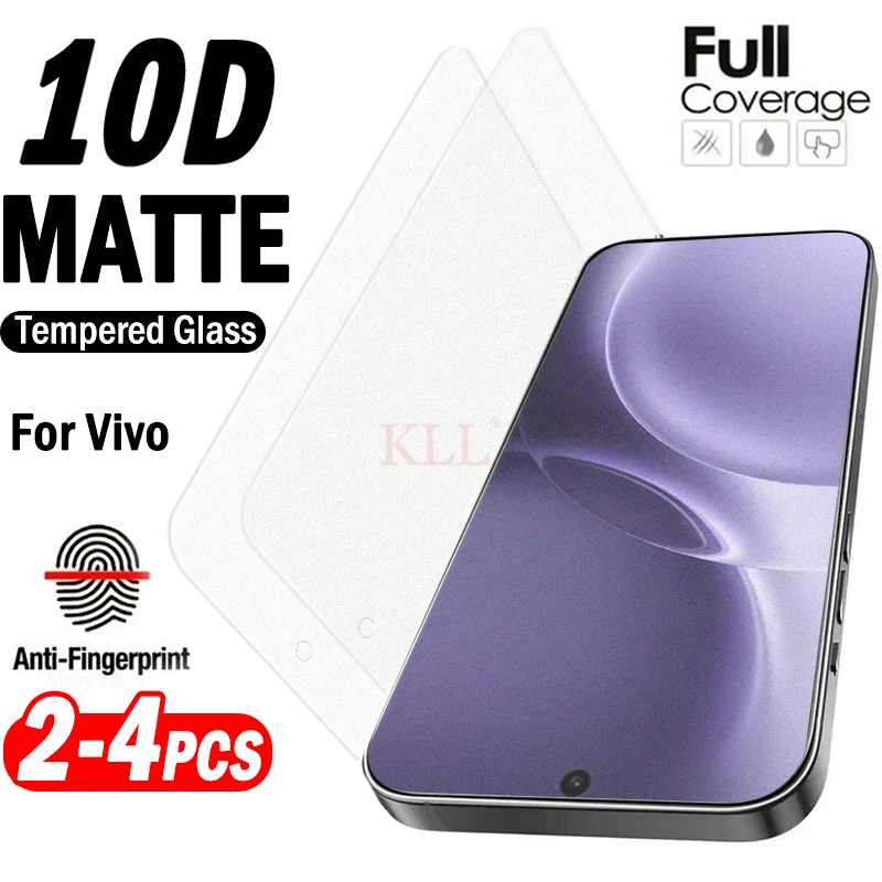 

2-4pcs Anti-glare Matte Protective Glass for Vivo X300 Pro X200 FE X200S X100S X70 X60 S30 Pro Mini Frosted Screen Protector