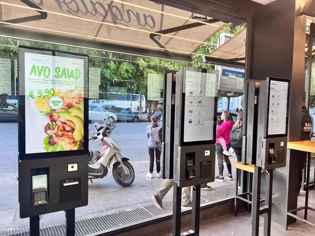 Pay Machine Self Service Order Payment Kiosk Restaurant 32