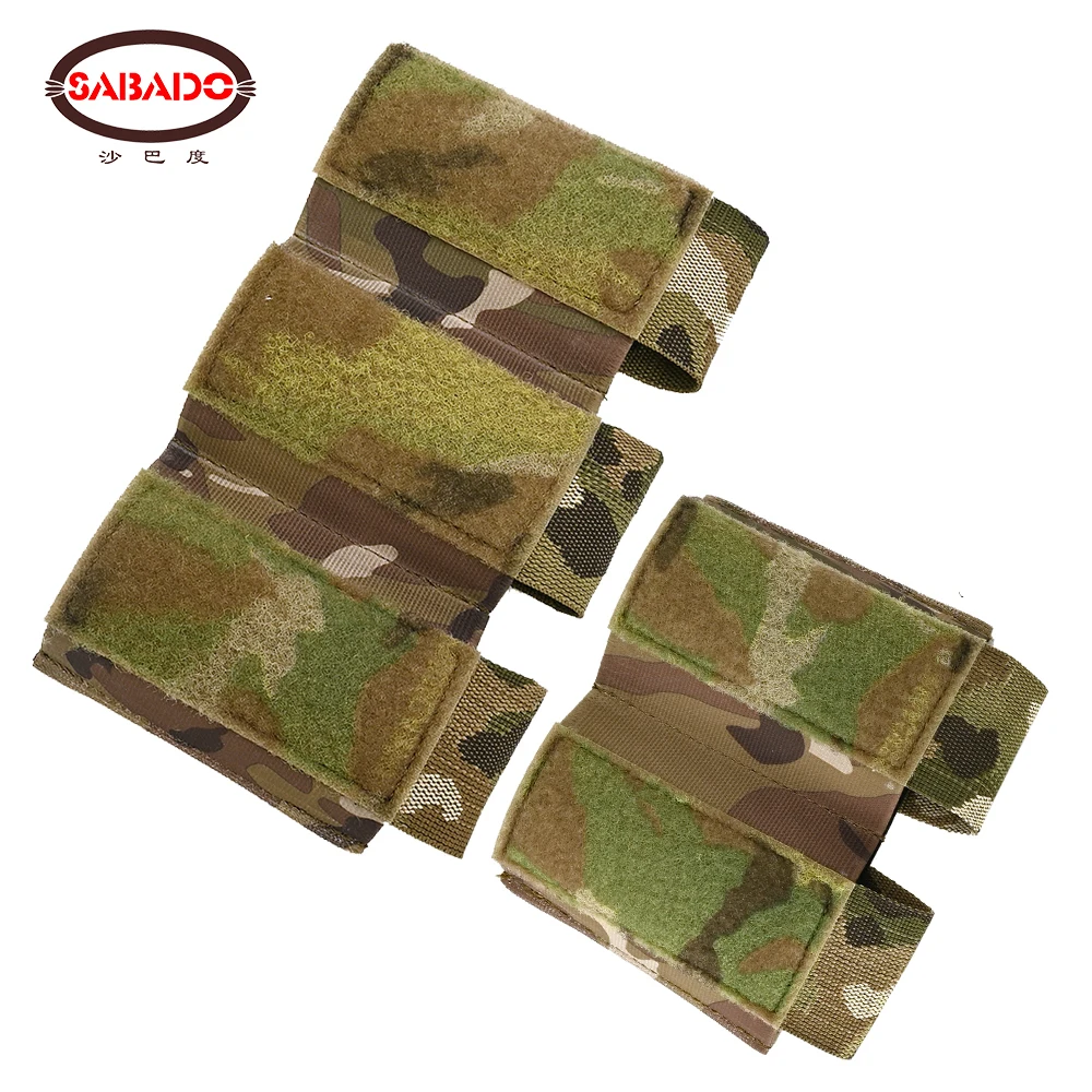 

Tactical Triple Magazine Pouch Elastic Retention Turnover Hook Loop Mag Bag For 556 AR15 Cummerbund FCPC Hunting Vest