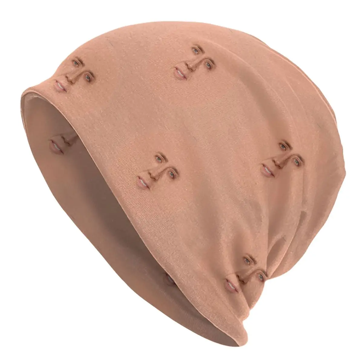 Nicolas Cage - Face Unisex Adult Beanies Caps Knitted Bonnet Hat Warm Hip Hop Autumn Winter Outdoor Skullies Hats