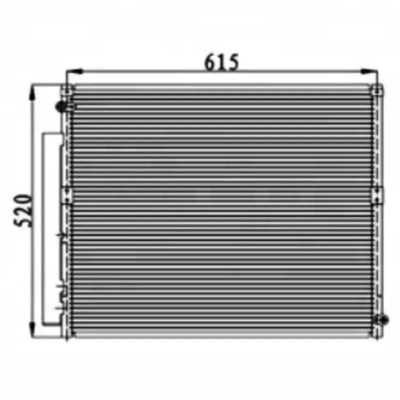 A/C AC Air Condenser for TOYOTA 4RUNNER LEXUS GX470 8846060360 8846135150 8846135160 8846160090 8846160091 8846160100 8846160111