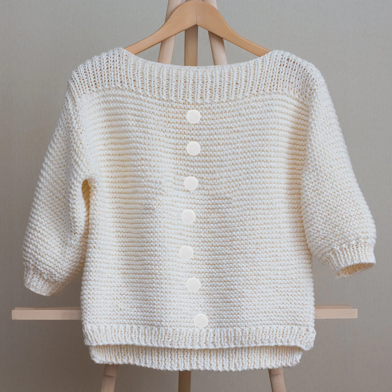 

500 Pcs Circle Fabric Patch Decorative Felt Circles Craft Adhesive Stickers Pads