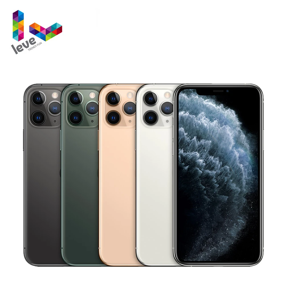 

Original iOS Apple iPhone 11 Pro Mobile Phone 5.8" A13 Bionic 4GB RAM 64GB/256GB ROM Hexa Core 3 Cameras NFC 4G LTE Cellphone