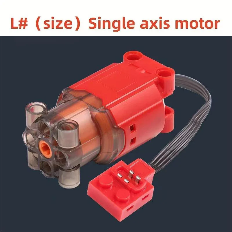 Elektrische motorset de auto Afstandsbediening Accubak Schakelaar met led-licht Power Functie MOC Bouwstenen Auto's Motorspeelgoed