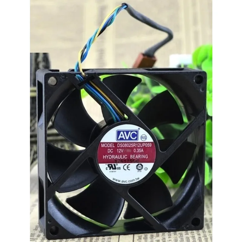 

Новый вентилятор для AVC DS08025R12UP059 8025 12 В 0,35 А ШИМ-управление скоростью двигателя Вентилятор охлаждения 80*80*25 мм
