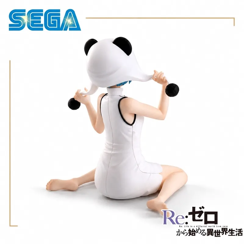 En stock: Figura de acción original de Sega, Yumemirize Relife en un mundo diferente de Zero Rem, modelo de muñeca, nueva en caja, anime.