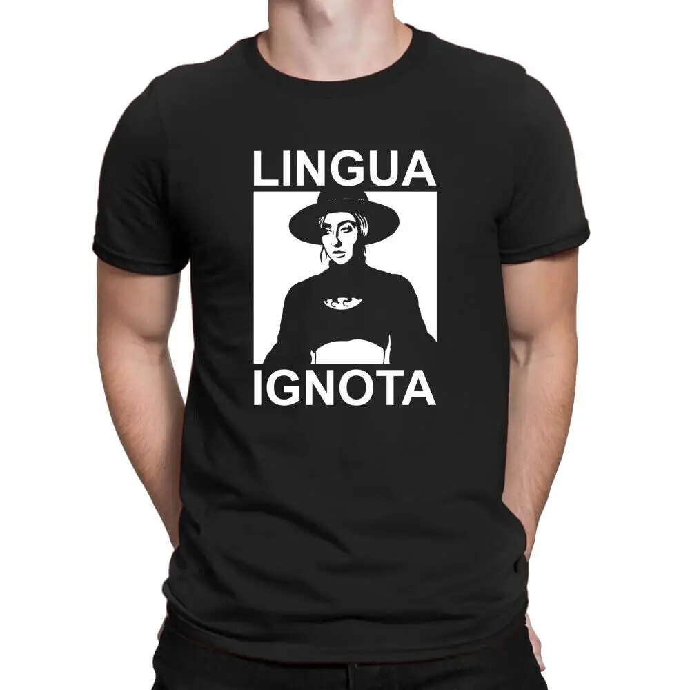 Best To Buy Dark Retro Lingua Ignota Art Music Sillhoutte S 5Xl T Shirt