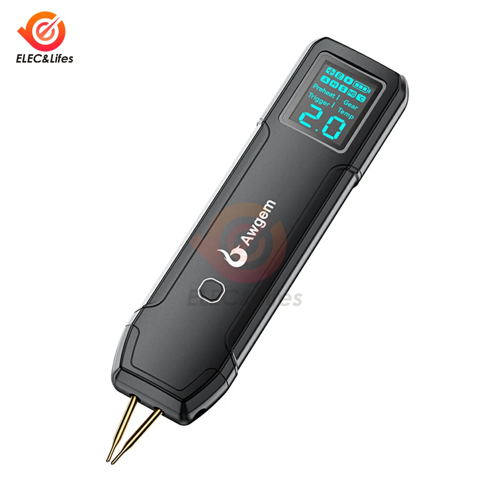 

11/90 Gears Adjustable Spot Welder Portable Handheld Spot Welding Machine Energy Storage Spot Welding for 18650/26650 Battery