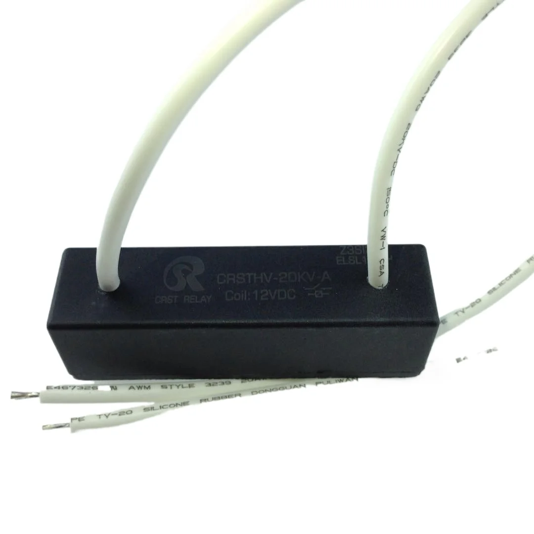 

CRSTHV-20KV-A (NO) 12VDC High Voltage Dry Spring Relay (with Lead 30CM) Discharge Switch
