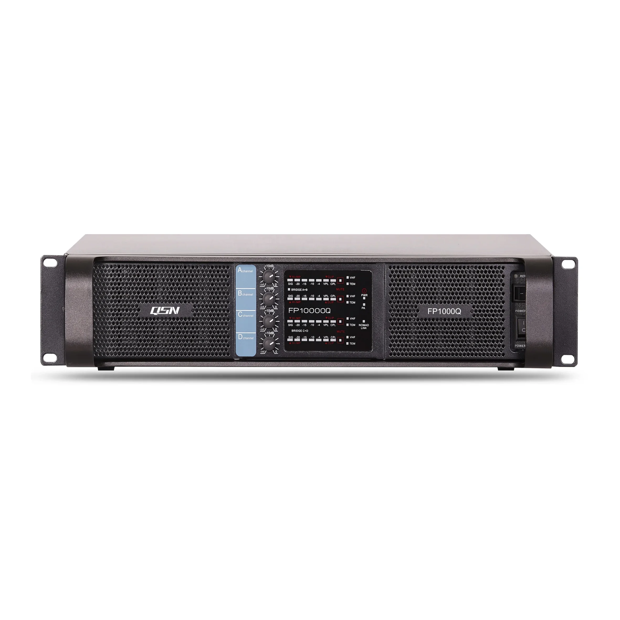 Low Price Power Amplifier 1350W * 4channel Class-TD 2U Speaker Amplifier for Stage FP10000Q