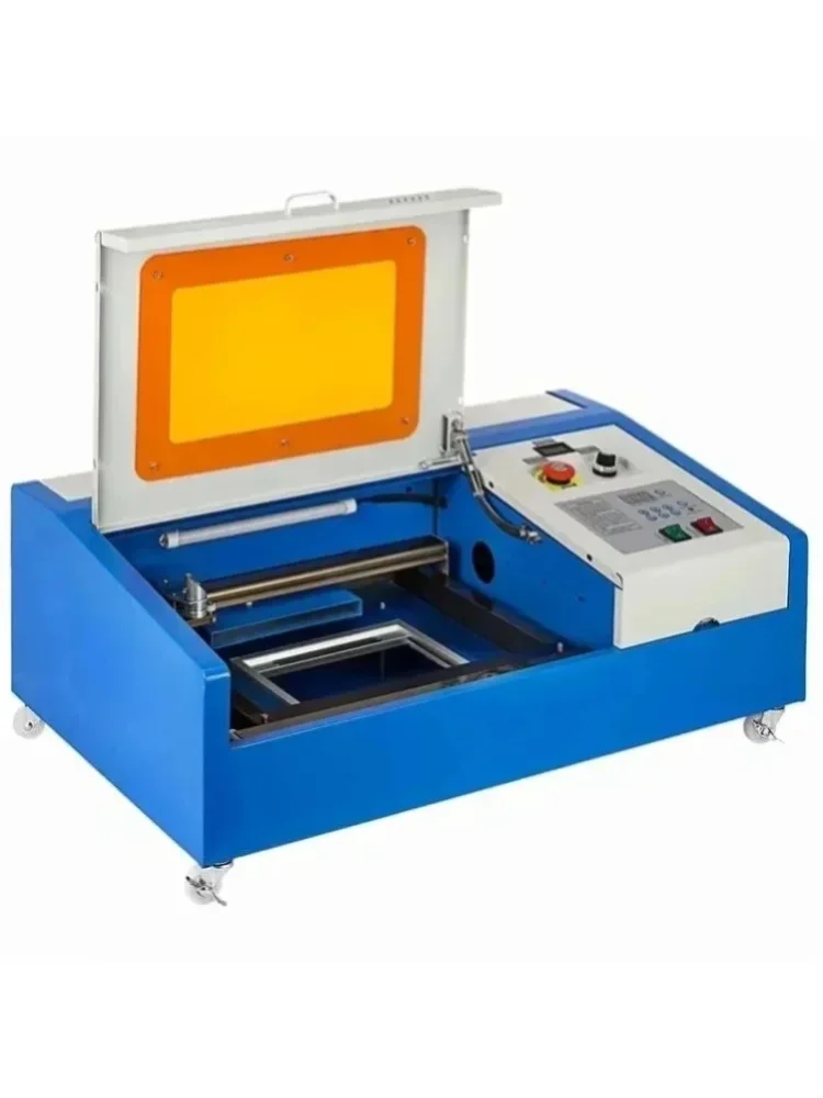 Laser-Gravur- und Schneidemaschine | SIHAO 40W CO2-Lasergravierer 30x20cm 300x200mm Desktop-Schneidemaschine USB CorelDraw-Unterstützung für Holz, Leder, Acryl, Papier, Nichtmetall DIY