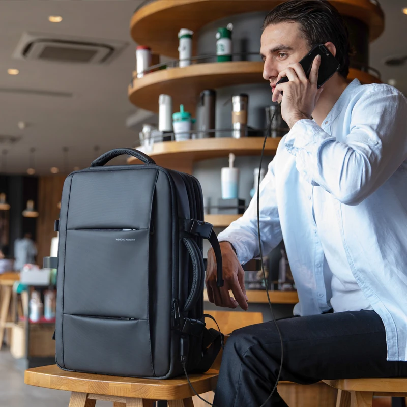 2025Double Open Zipper Anti-diebstahl USB Rucksack Wasserdicht Faltbare Rucksack Multifunktionale Werkzeug Tasche Reise Rucksack für Männer