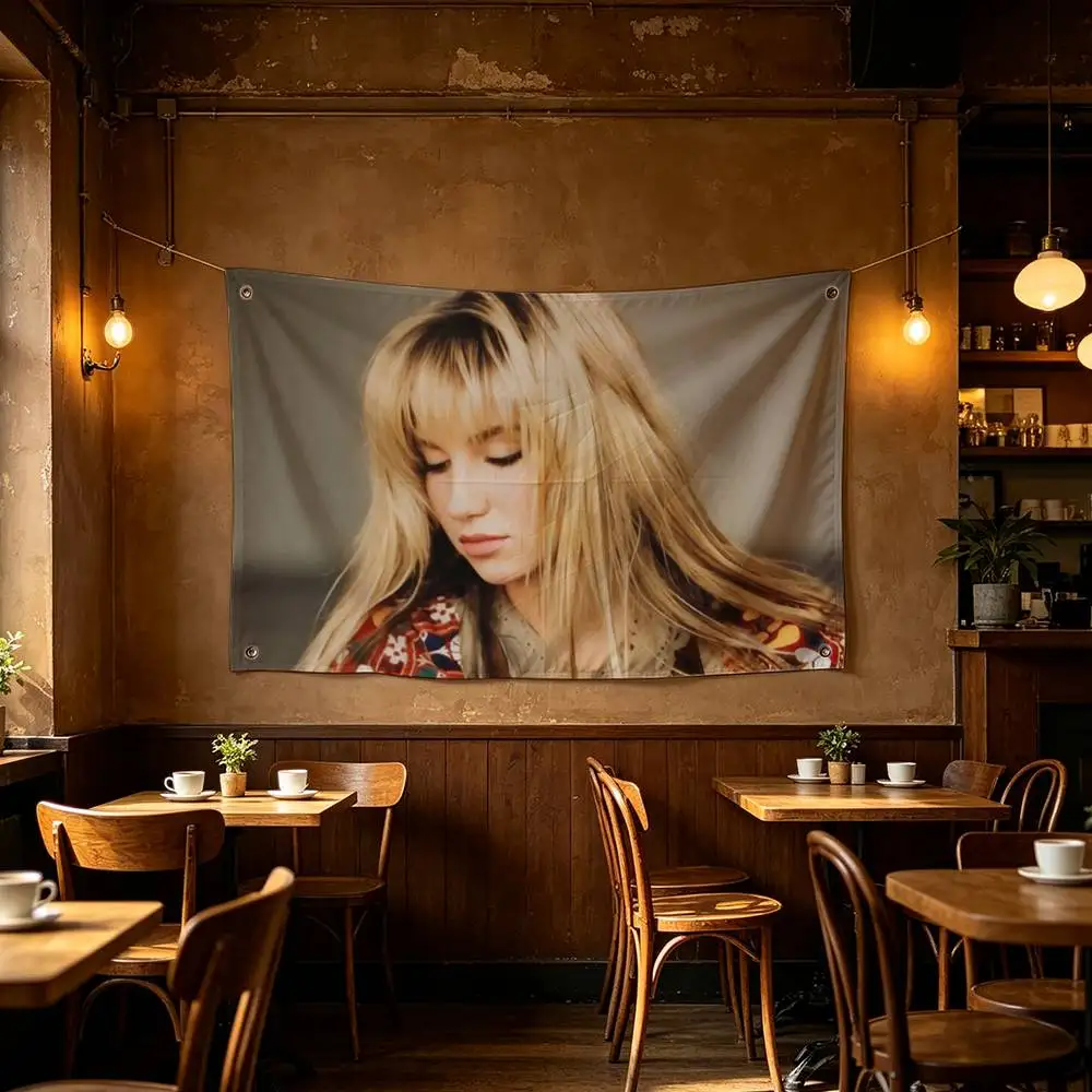D-Debbie Gibson American Singer Flags Wall Hanging Tapestry Outdoor Garage Room Decorative flag Background Blanket