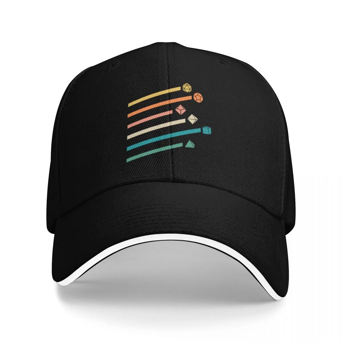 

Vintage DnD Dices Baseball Cap tactical cap Golf Cap fashionable Women Caps Men's