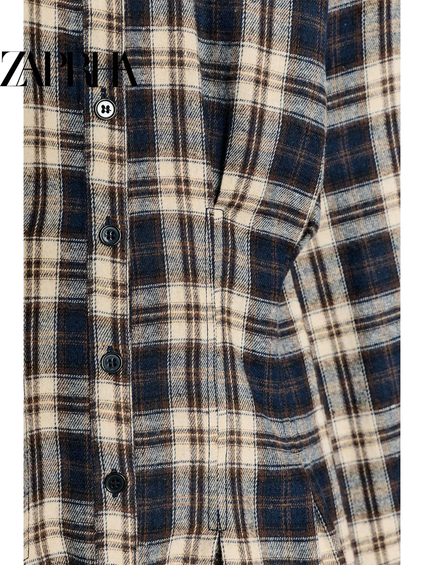 Zimowa sukienka midi z długim rękawem, plisowana, w kratę, z podkreśloną talią, elegancka, długa, codzienna, z wysokim stanem, zapinana na jeden guzik.