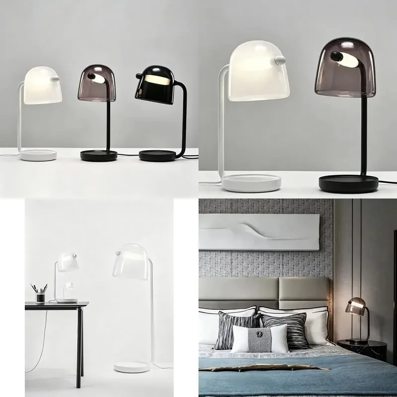 Smart Touch Desk Lamp LED Dimmable USB Rechargeable Night Light for Hotel Living Room Bedroom