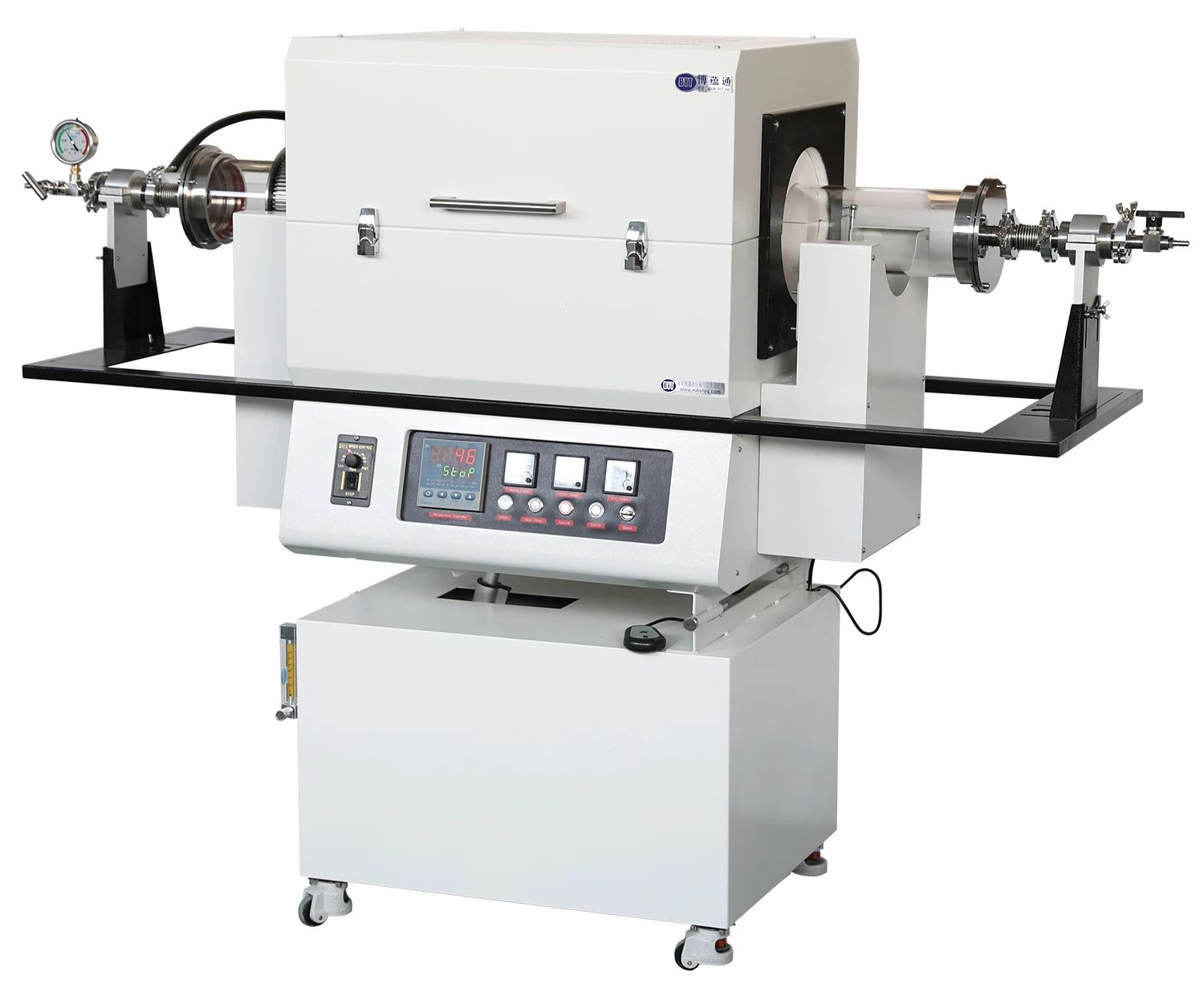 High Temperature Lab Tilting Rotary Tube Furnace Atmosphere Vacuum Quartz Tube Furnace for Sintering or Activated Carbon