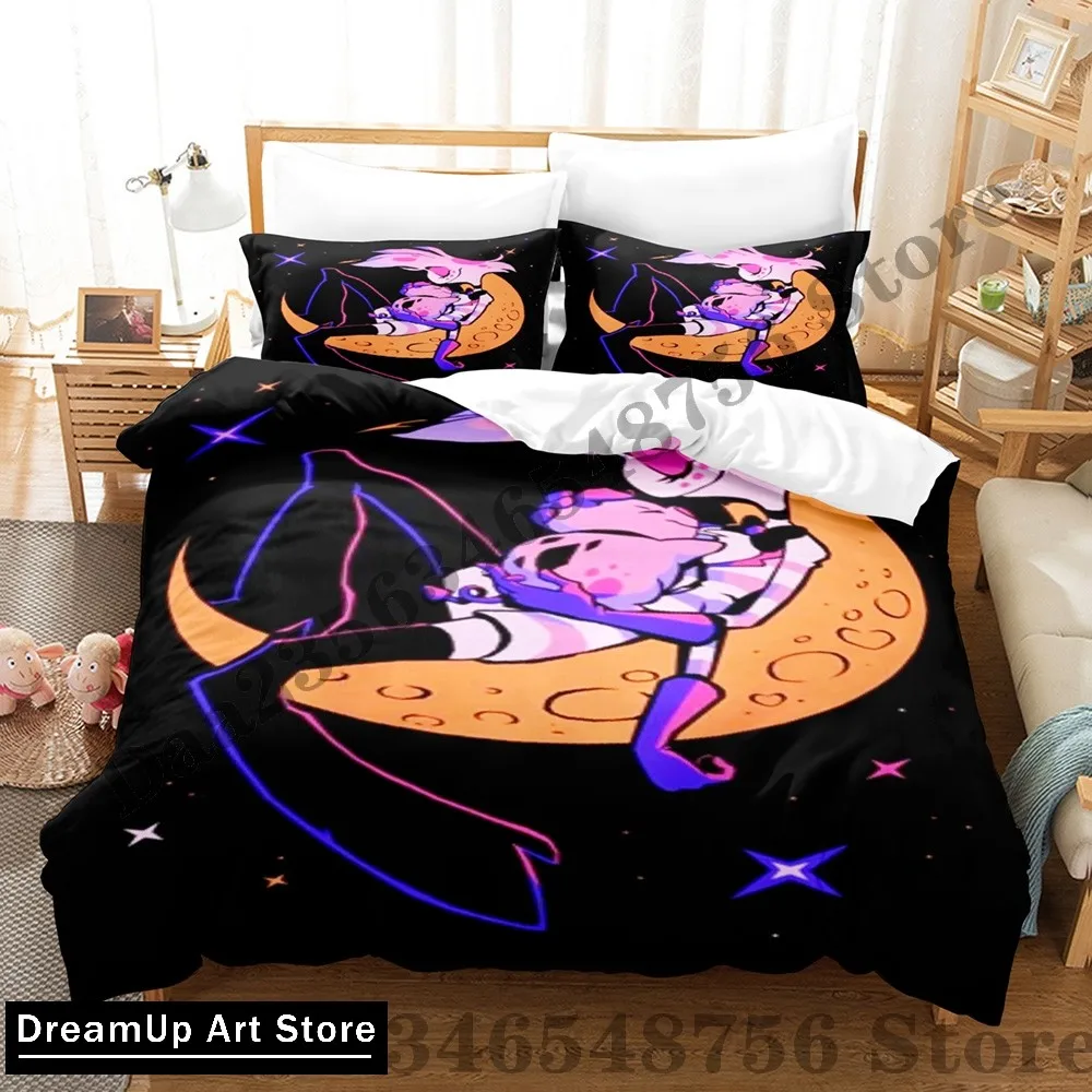 Angel Anime Dust Fat Nugget Bedding Set Single Twin Full Queen King Size Bed Set Adult Kid Bedroom Duvetcover Sets Anime Bed