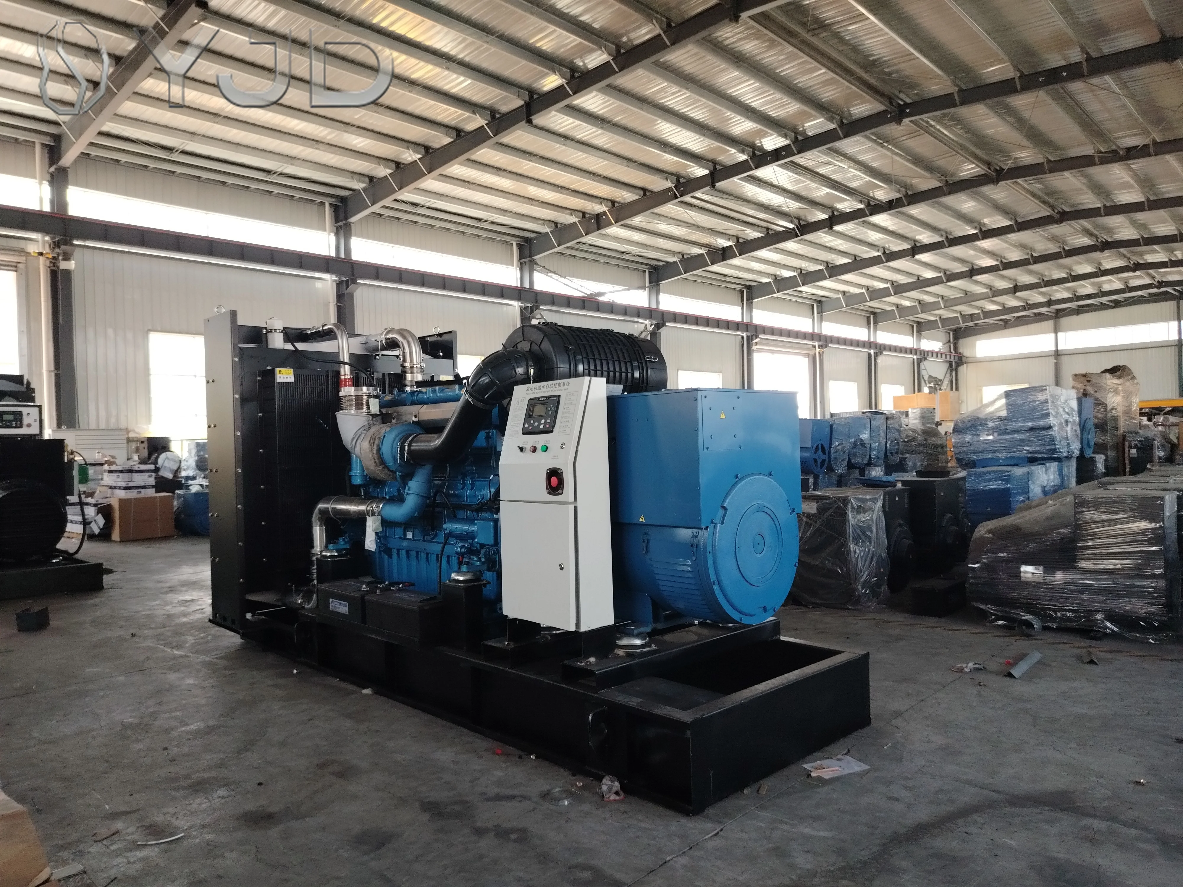 Weichai 150KW Three-Phase Diesel Generator Set Large Open Frame 50/60Hz Frequency 1500RPM Speed