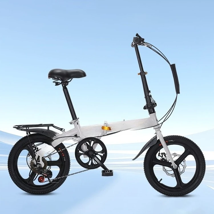Folding bicycle 20-inch adult variable speed bicycle men's and women's ultra-light small pedals