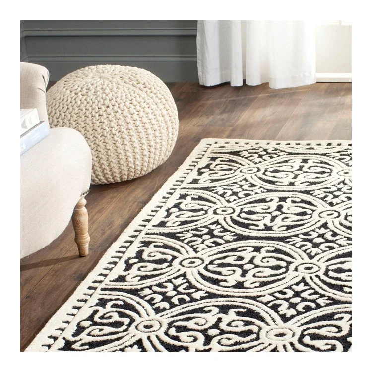 2026 Bespoken Design Area Wool & Silk  Home Decoration Durable and Comfortable Modern Carpets Rugs for Living Room