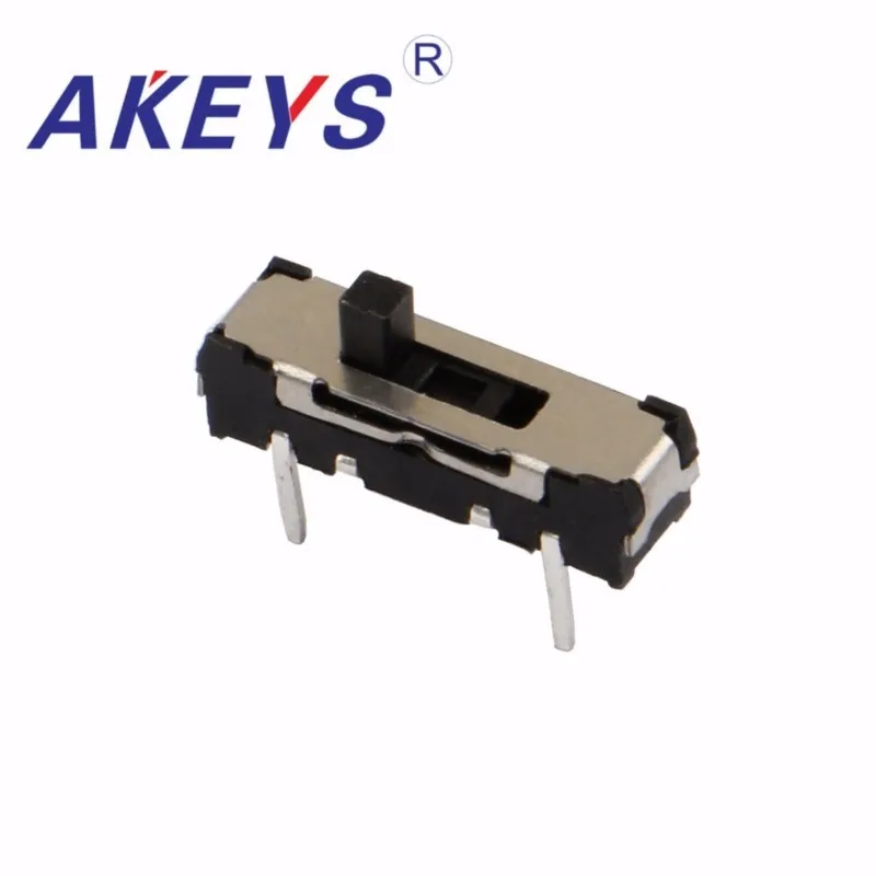 10PCS MSS-13D21 MINI slide switch 1P3T DIP 4 pin 3 position mini toggle switches micro slide switches MSS-13D18