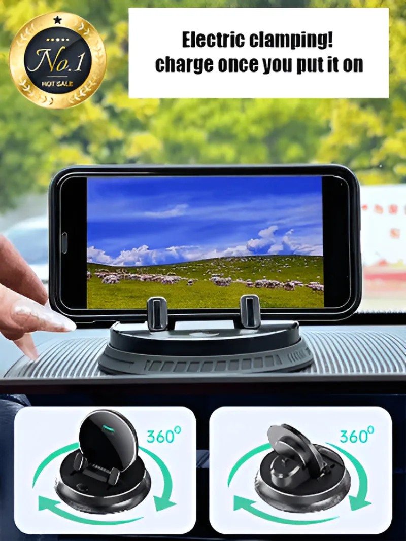 

Intelligent Sensor Cell Phone Holder Car Mount Navigation Mini Light Luxury multifunction Support Cell Phone Holder