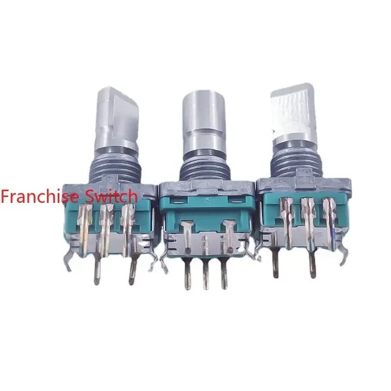 

5PCS EC11 Encoder 30-bit 15F Metal Knob With Switch Is Originally Installed