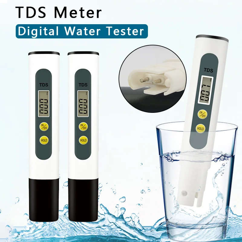 

Water Quality Detection Pen TDS Meter Digital Water Tester Analyzer Monitor Filter Rapid Test Household Tap Water Detection Tool