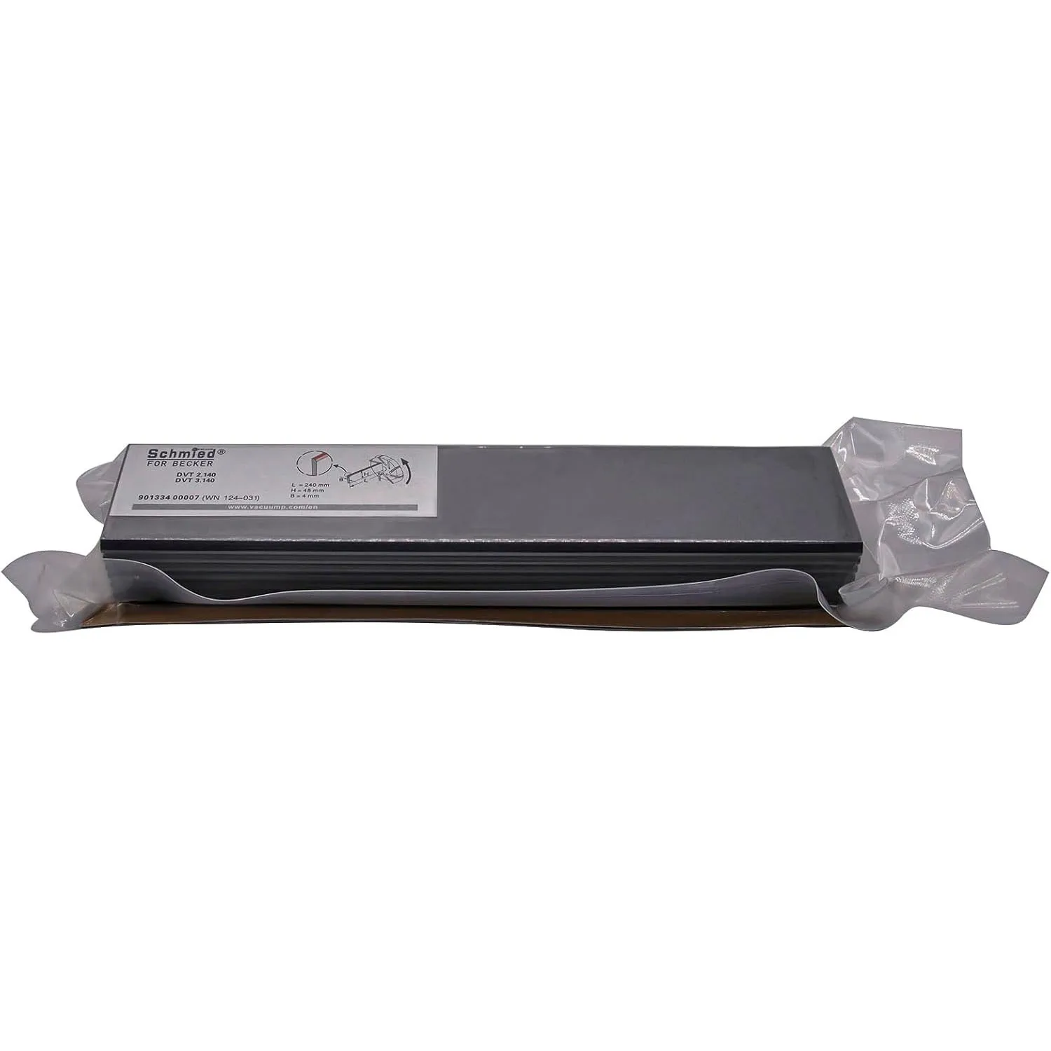 7 Pack Vane WN124-031 90133400007 for Becker Vacuum Pump DVT 2.140, DVT 3.140, 240-48-4mm