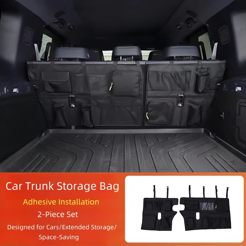 Fit for BYD Leopard 5 2023-2025 Car Auto Rear Seat Back Multi-function Storage Bag Upgrade Parts Car Trunk Storage Hanging Bag