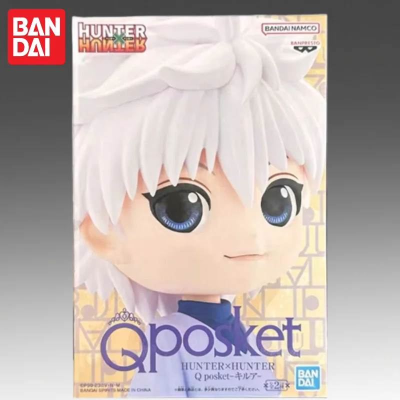 

В наличии Bandai, оригинальная фигурка Banpresto Hunterxhunter Killua Zoldyck, модель куклы, новая в штучной упаковке, персонажи аниме, гараж