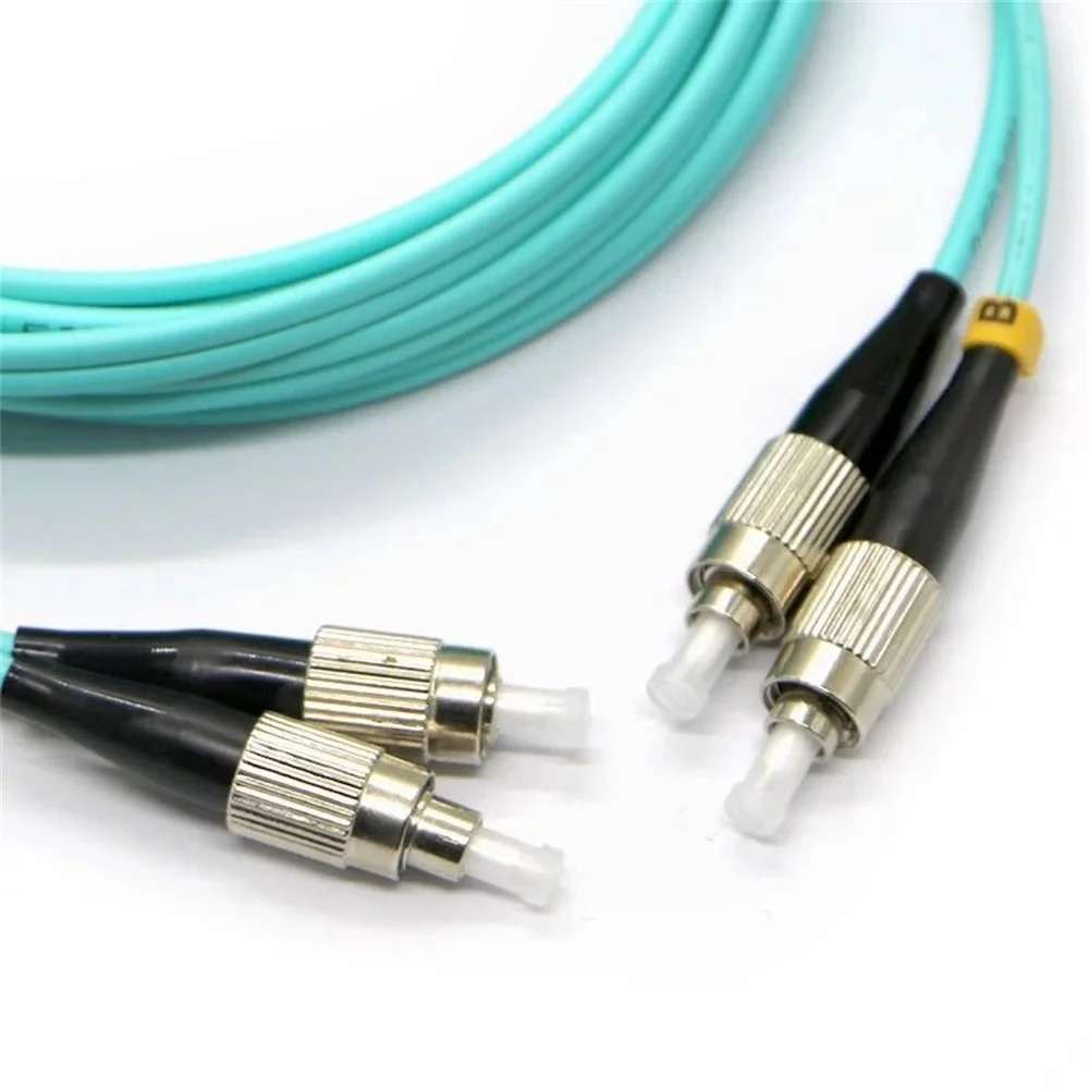 10pcs/lot OM3 FC/UPC-FC/UPC Multi-Mode OM3 Fiber Cable Multimode Duplex Fiber Optical Jumper Patch Cord 3M 5M 10M